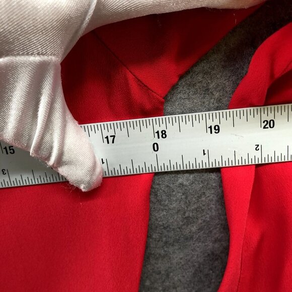 Tommy Hilfiger Bell Sleeve Dress Size 8 Red A Line Knee Length Formal Party - Picture 7 of 11